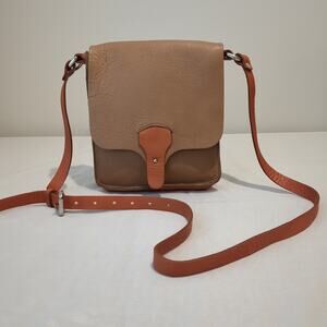 SAS Portrait Collection Leather Crossbody Messenger Bag Purse Retro Boho USA